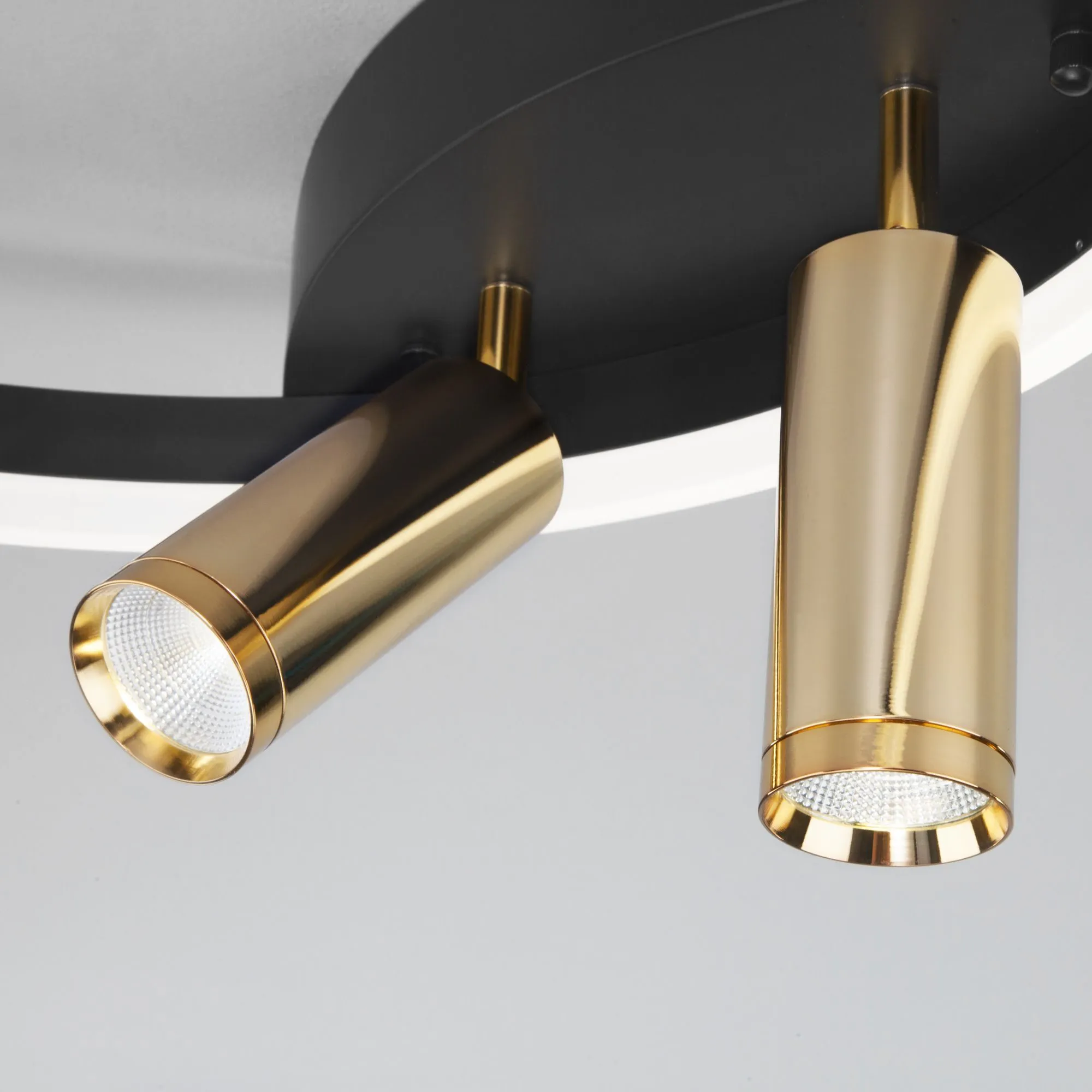 Умный потолочный светильник 90247/3 черный / золото  Eurosvet - Фото 2