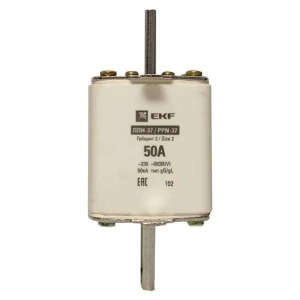 Плавкая вставка ППН-37 400/50А габарит 2 EKF - Фото 4