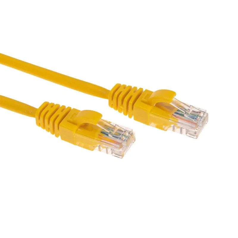 Патч-корд U/UTP, CAT 6, RJ45-RJ45, 26AWG, LSZH, желтый, 1,5м REXANT - Фото 3