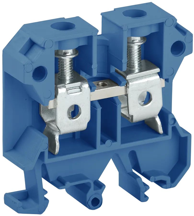 Клемма винтовая КВИ-16мм2 синяя IEK