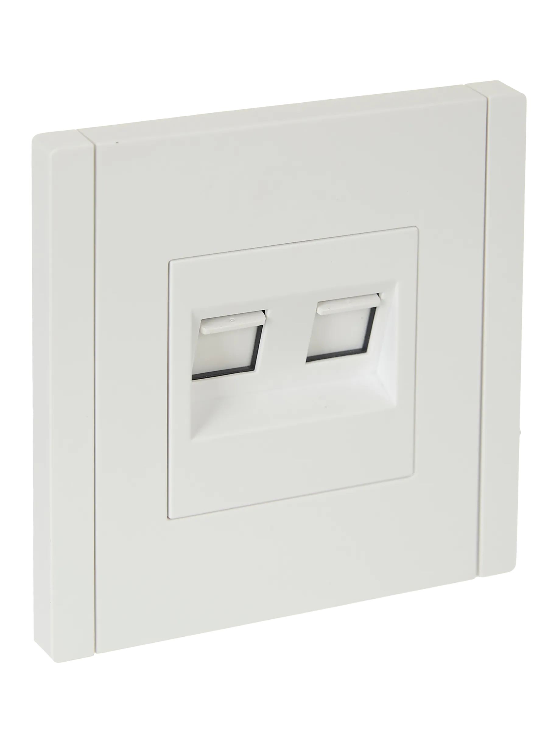 FORTE&PIANO Розетка двойная RJ11+RJ45 кат.5E FP235 белый IEK FP-KT20-O-1-K01