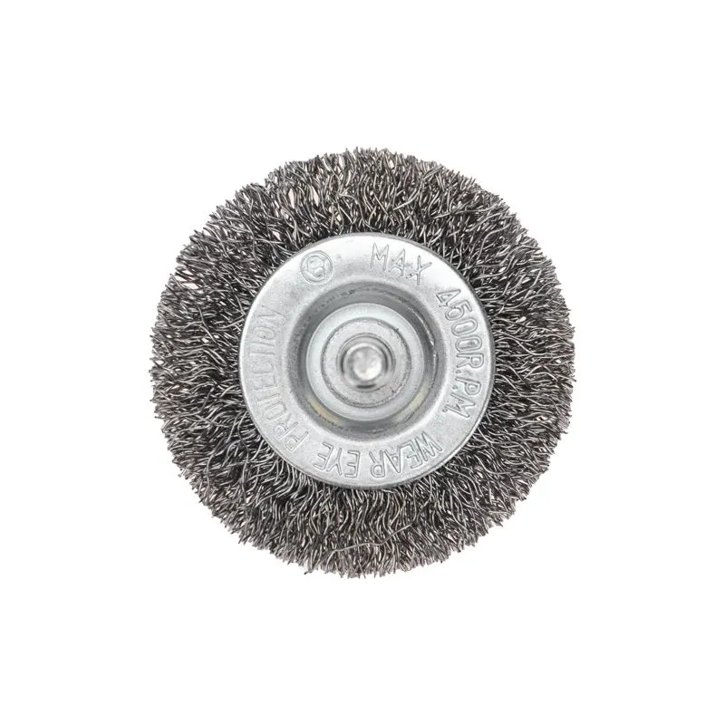 Щетка дисковая для дрели, витая стальная проволока, 50мм KRANZ - Фото 3