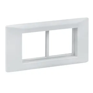 Рамка+суппорт 4 модуля (2 поста) для парапетного кабельного канала EKF C-Line sup-4-105-50