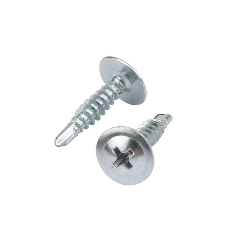 Саморез с прессшайбой KRANZ ПШС сверло 4.2х19, пакет (20шт.) 1182-4219-4