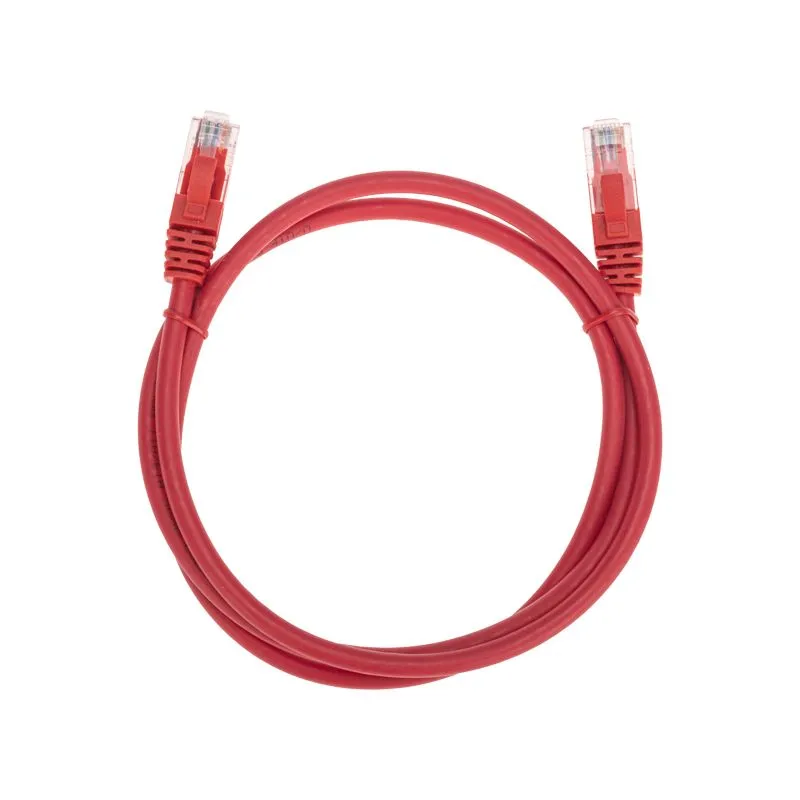 Патч-корд U/UTP, CAT 6, RJ45-RJ45, 26AWG, LSZH, красный, 1м REXANT 02-0293-1