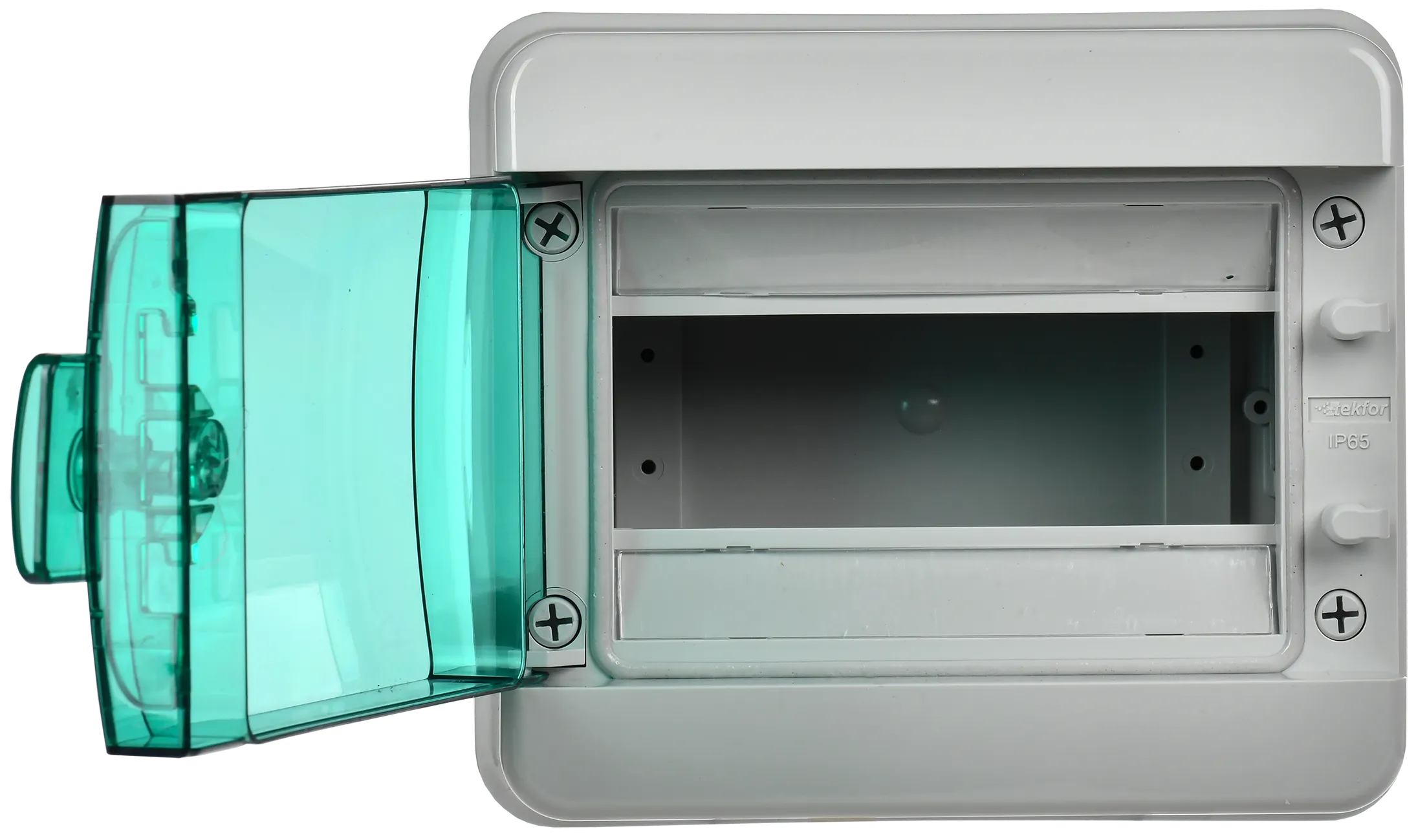 TEKFOR Корпус пластиковый КМПн-8 IP65 зеленая прозрачная дверь IEK - Фото 3