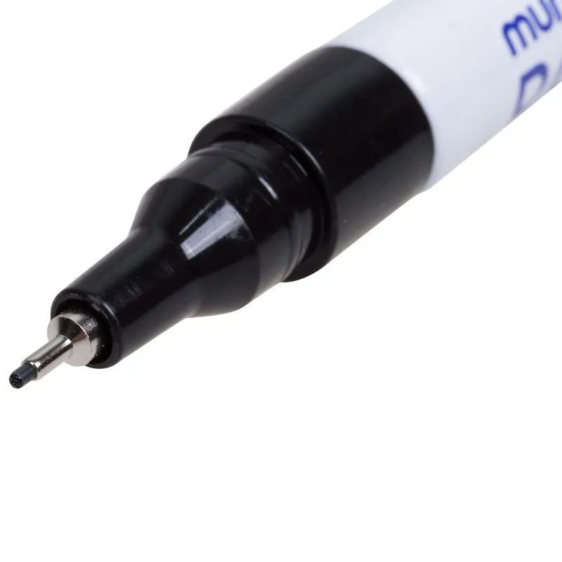 Маркер-краска Extra Fine Paint Marker 1мм, нитрооснова, черный MunHwa - Фото 5