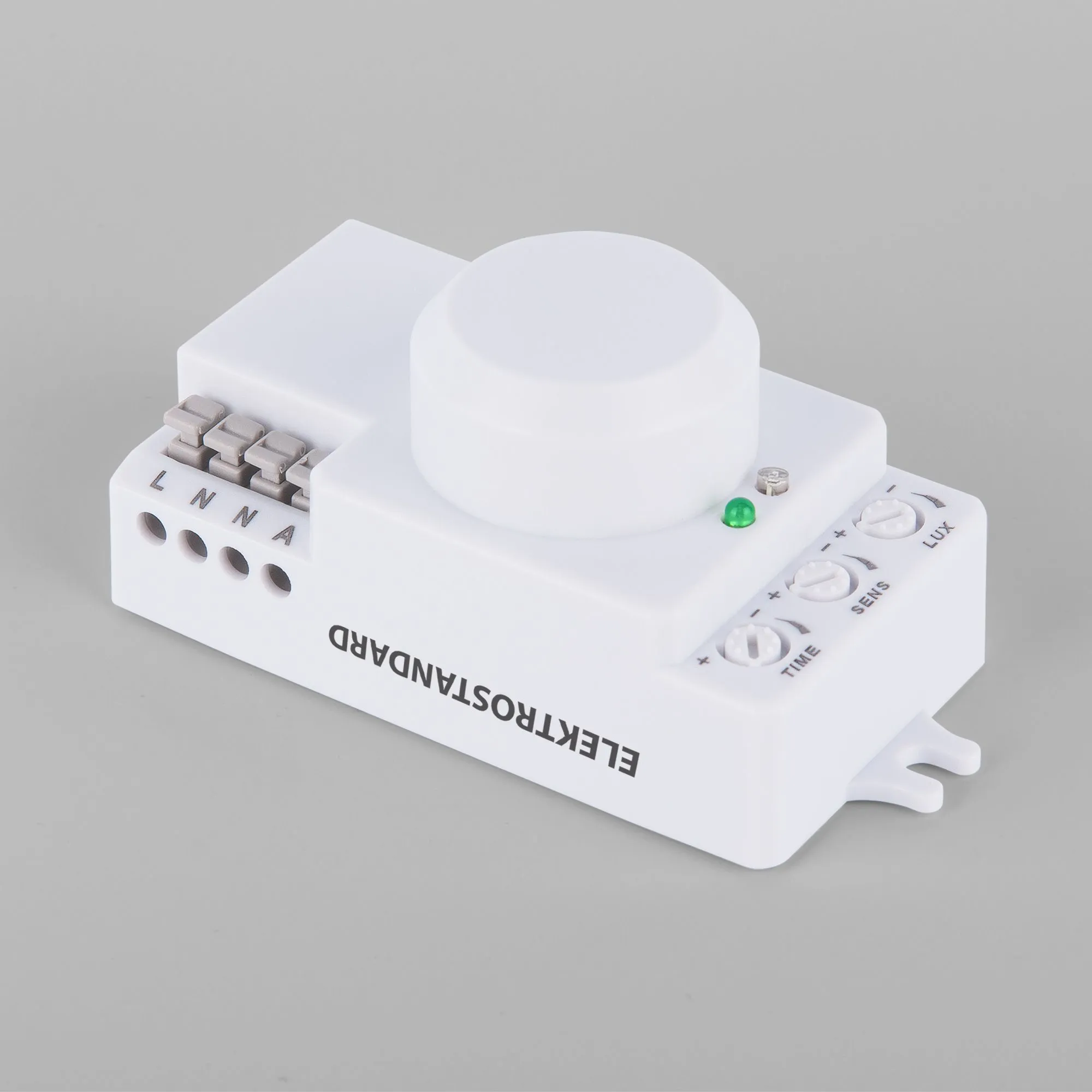 Микроволновый датчик движения 10м 1200W 360° IP20 SNS-M-13 белый - Фото 4