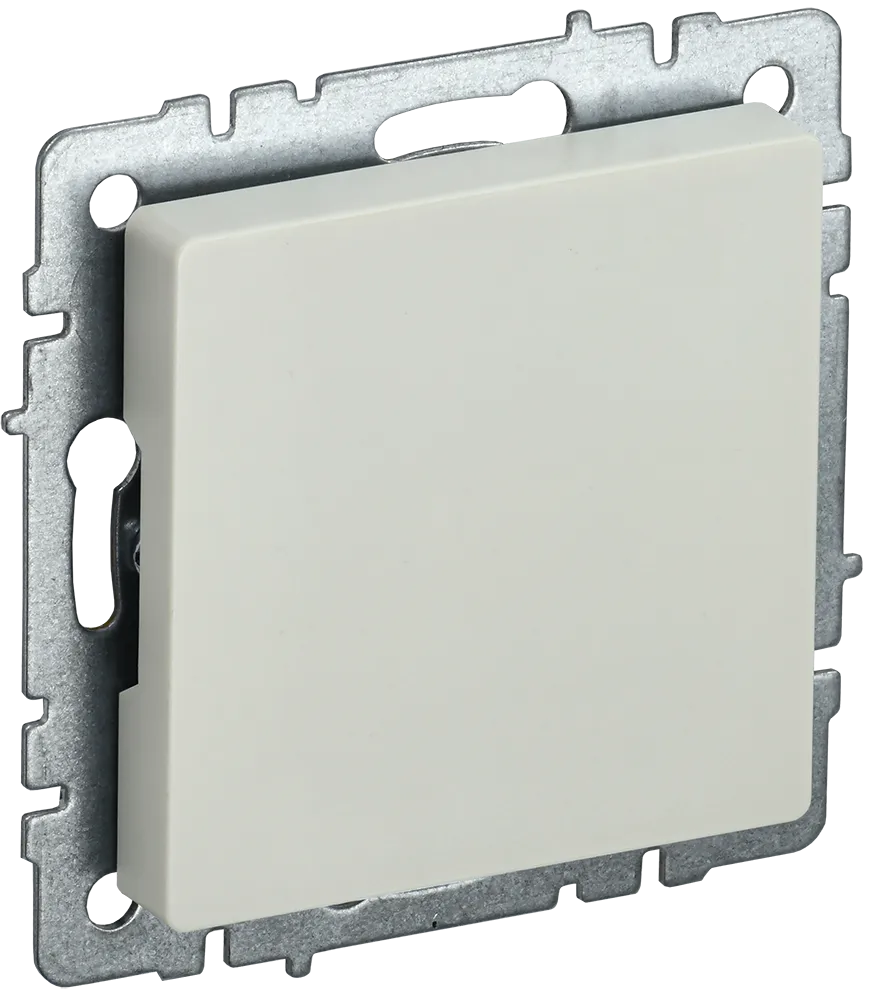 BRITE Заглушка с суппортом МЗ10-БрКр бежевый IEK