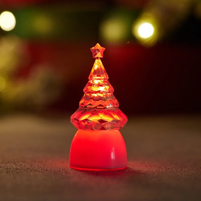 Фигура светодиодная на подставке Ёлочка Кристалл, RGB - Фото 4
