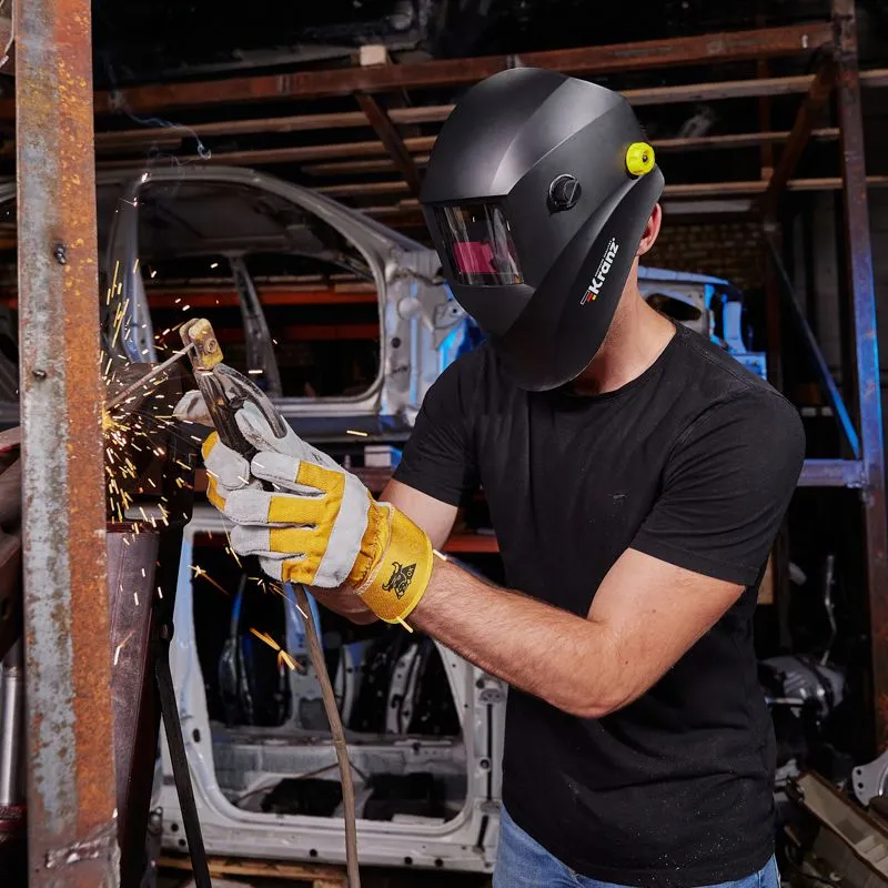 Маска сварщика с автоматическим светофильтром «Хамелеон» АСФ 400 KRANZ - Фото 4