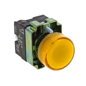 Лампа сигнальная BV65 желтая EKF xb2-bv65