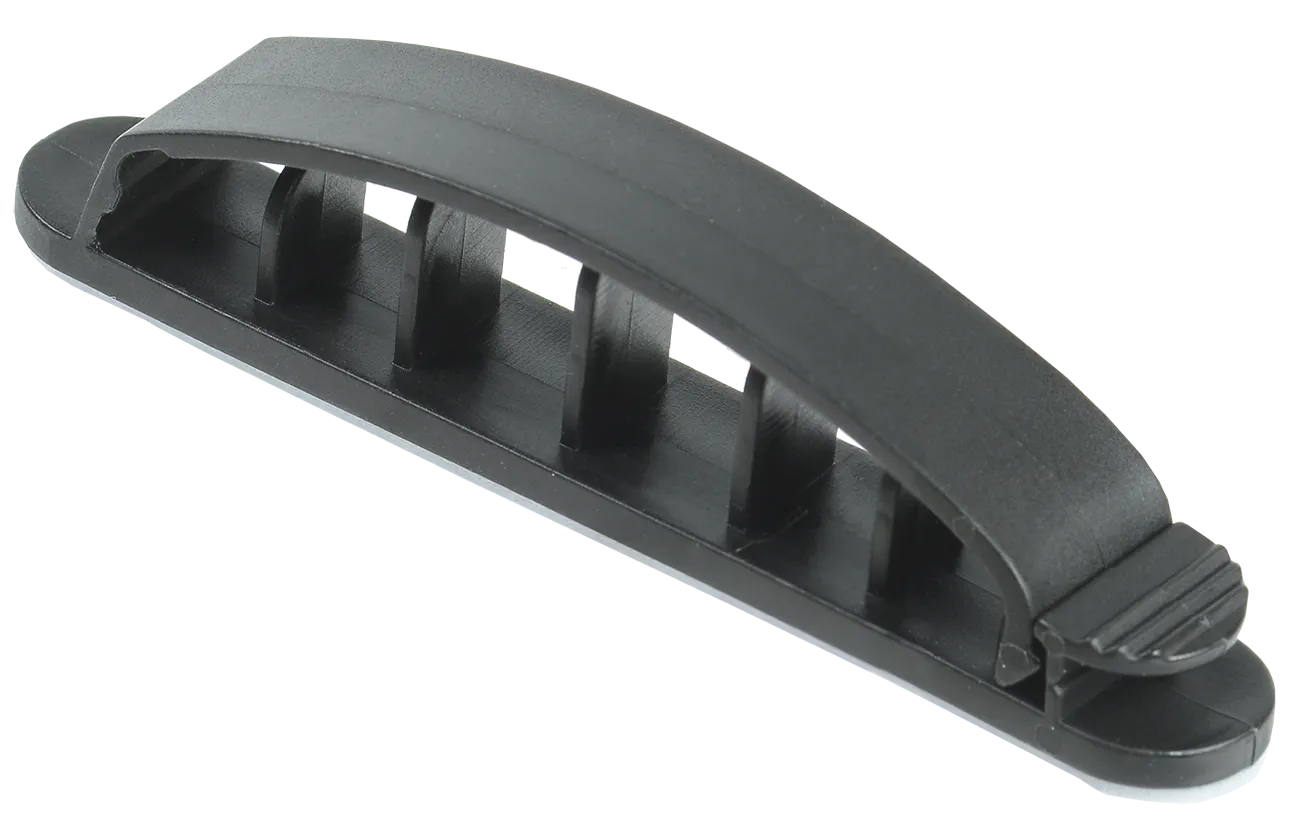 Клипса самоклеящаяся КС-5 черная (12шт)IEK UHP41-5-K02