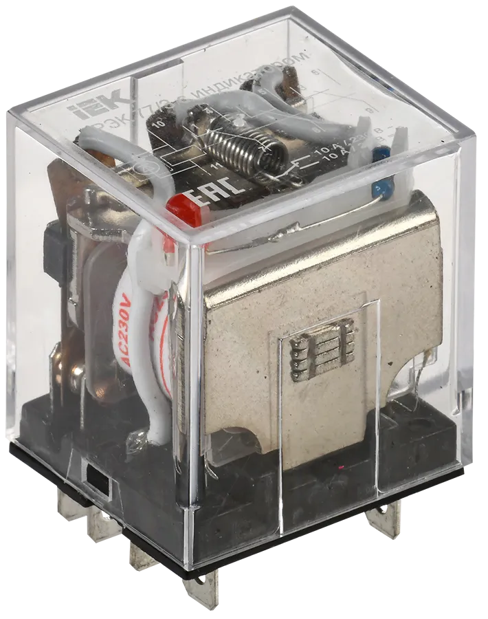 Реле РЭК77/3(LY3) с индикацией 10А 230В AC IEK
