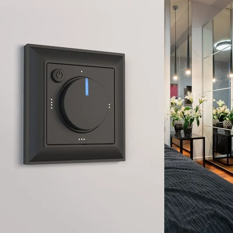 Рамка на 1 пост Fiore (черный матовый) Werkel - Фото 3