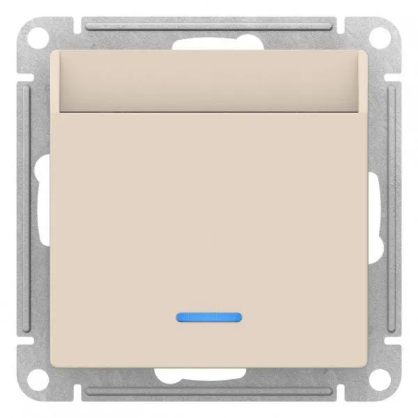 Выключатель карточный СП AtlasDesign 10А IP20 без задержки времени механизм беж. SE ATN000267