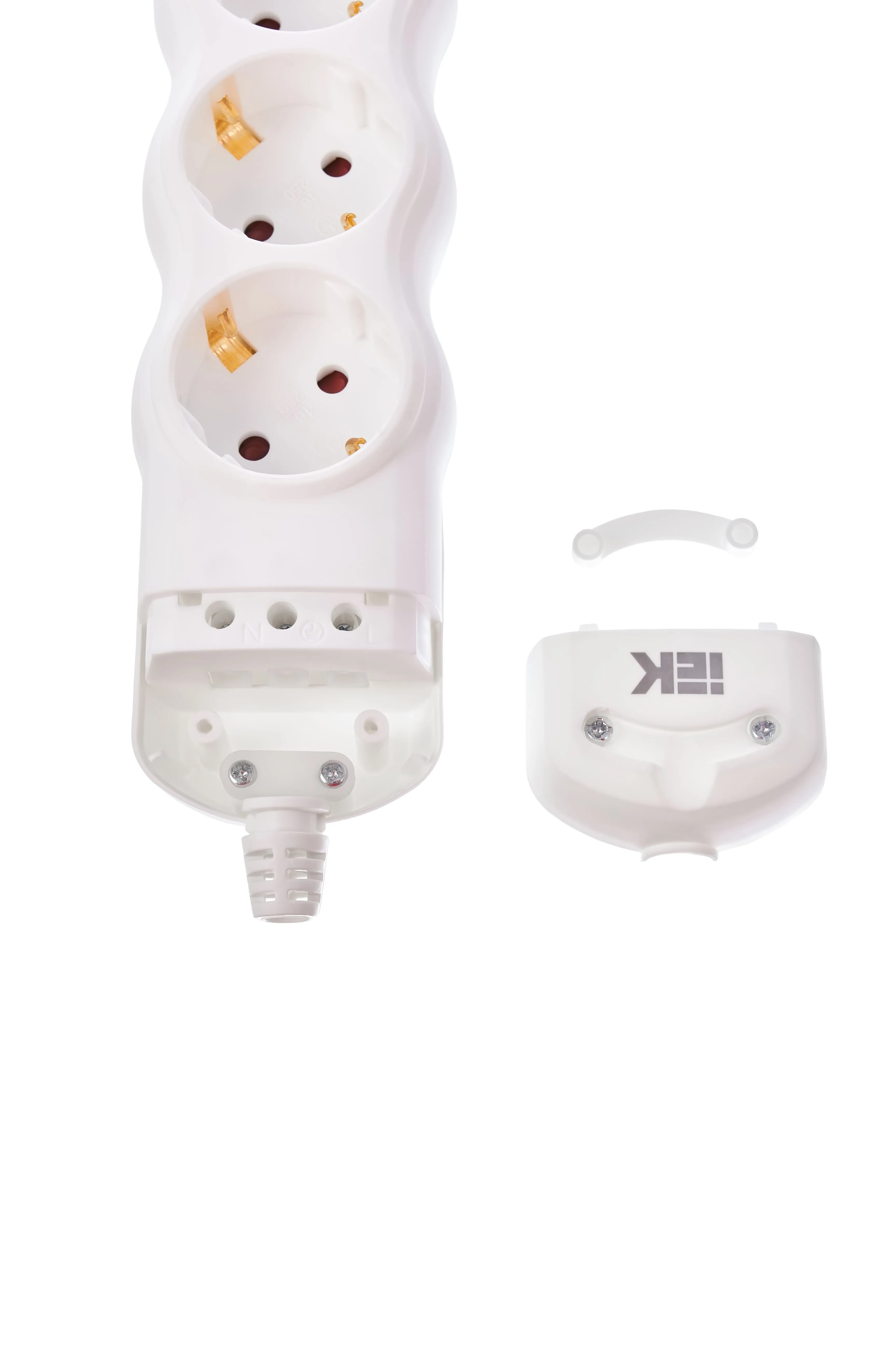 Розетка переносная разборная РПр06 6 мест IEK - Фото 4