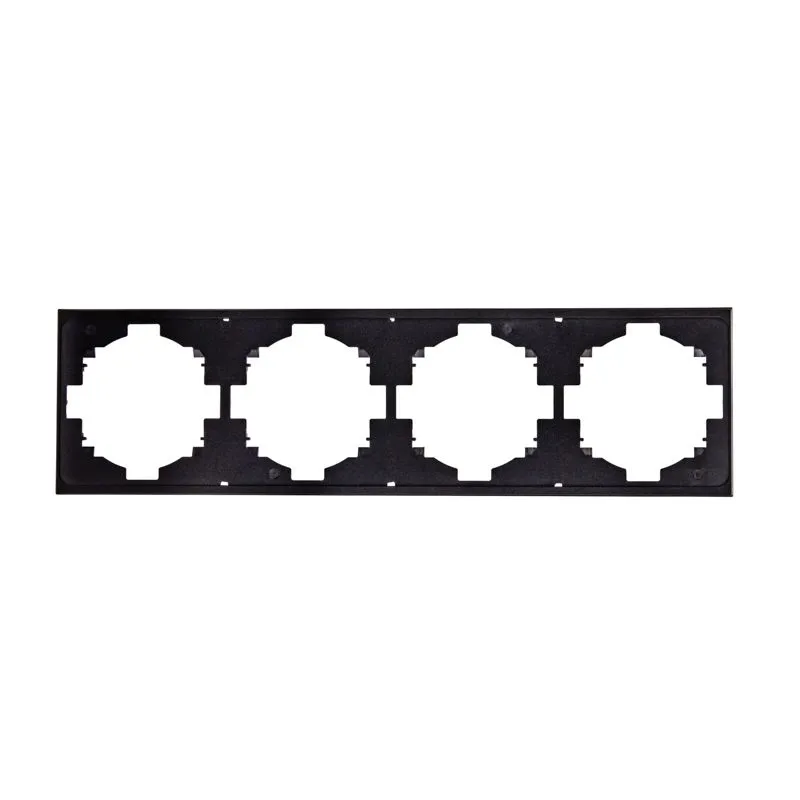 Рамка STRONG 4-постовая антрацит KRANZ - Фото 2