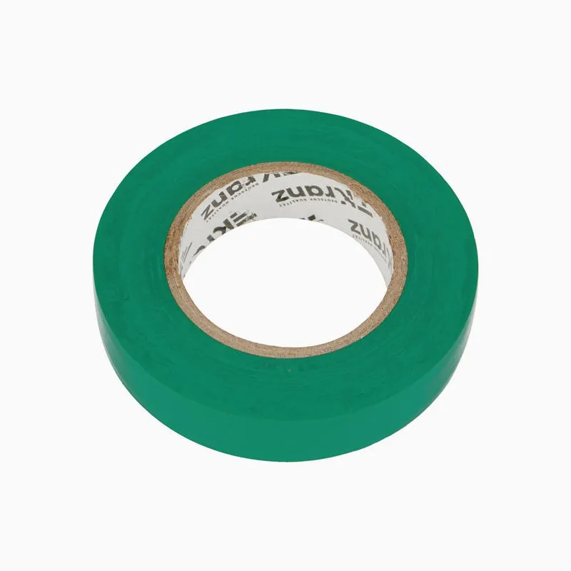 Изолента ПВХ 0,13х15мм, 25м, зеленая KRANZ - Фото 4