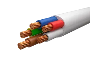 Провод ПВС 3х1,5 + 1х1,5 чер (ПВС 4х1,5) (100м) Автопровод