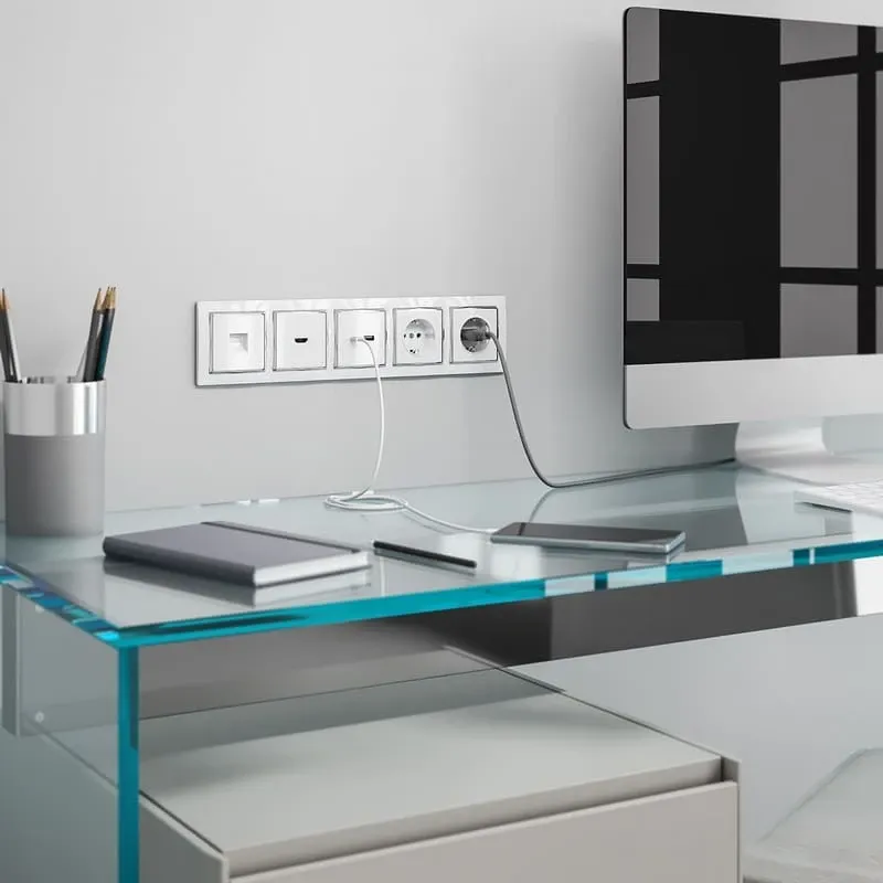 Розетка HDMI (белый) Werkel - Фото 5