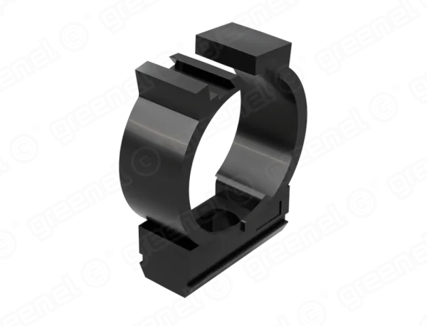 Крепеж с замком D16мм (100/1000шт), цвет - чёрный, GREENEL