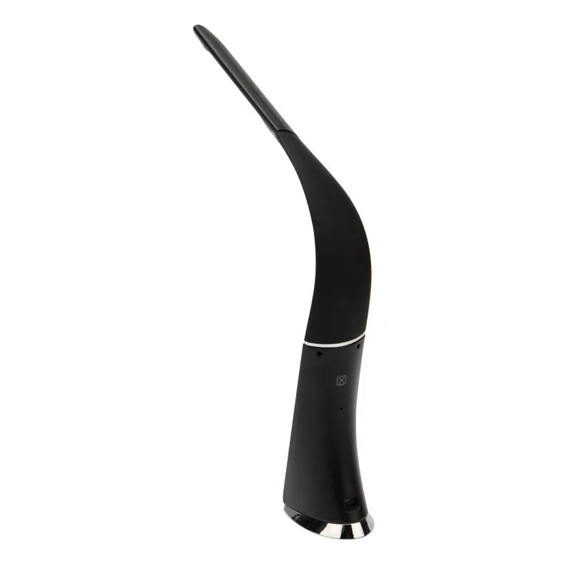 Светильник настольный REXANT Cesar LED с поворотом излучающей поверхности на 360°, 5000 К, часы, термометр, будильник, календарь, цвет черный - Фото 4