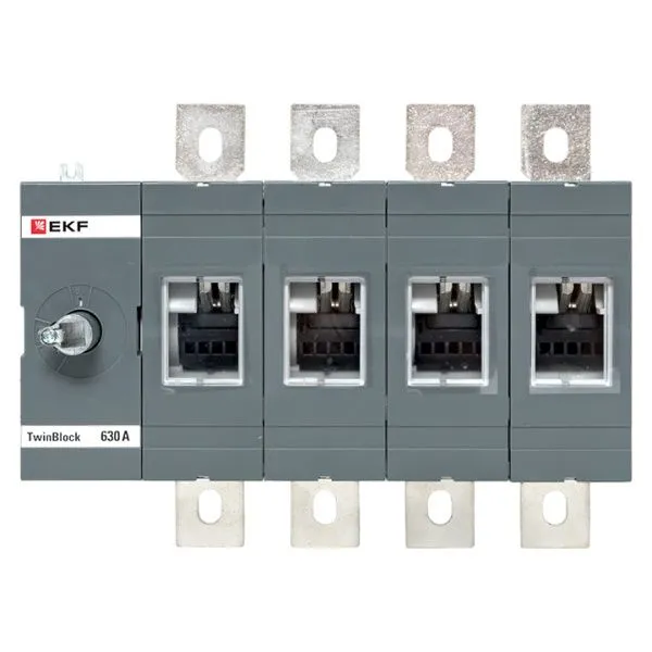 Рубильник 630A 4P без рукоятки управления TwinBlock EKF