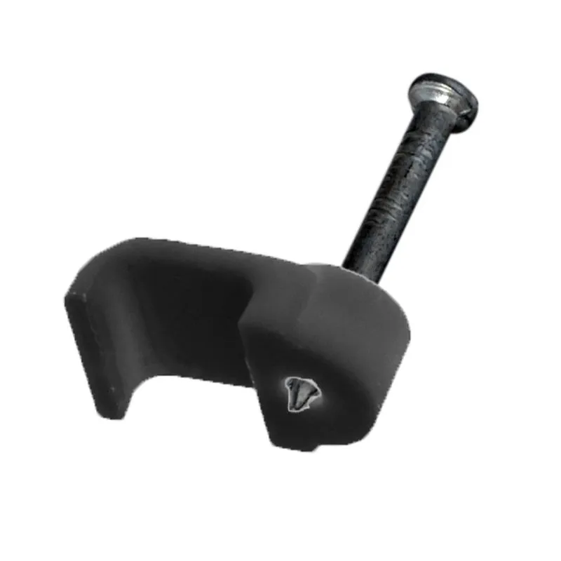 Крепеж кабеля плоский 8 х 3 мм, черный (упак. 50 шт)  REXANT