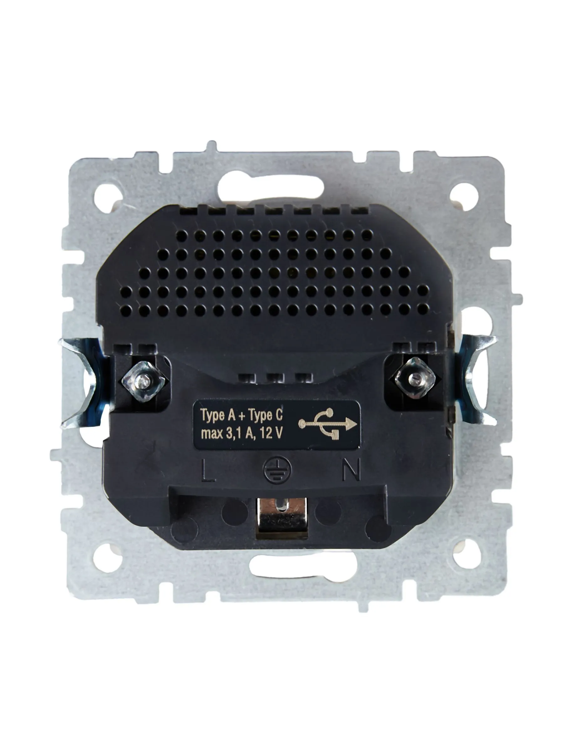 BRITE Розетка 1-местная с заземлением с защитными шторками 16А с USB A+C 18Вт РЮш11-1-БрКр бежевый IEK - Фото 8