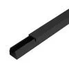 Кабель-канал черный 2-й замок в п/э 12х12 мм (120 м/уп) Промрукав PR03.0208