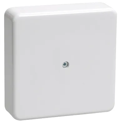 Коробка распаячная КМ для открытой проводки безгалогенная (HF) 75х75х20мм белая IEK