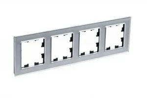 Рамка 4-м AtlasDesign Nature стекло алюм. SE ATN320304 1307980