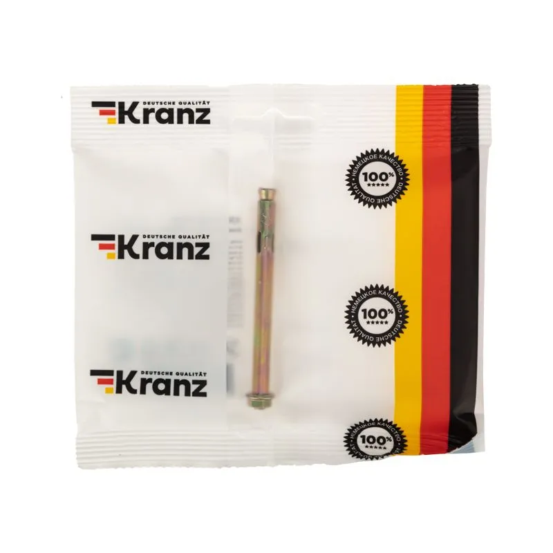 Анкерный болт KRANZ с гайкой 6.5х75, пакет (1 шт./уп.) - Фото 3