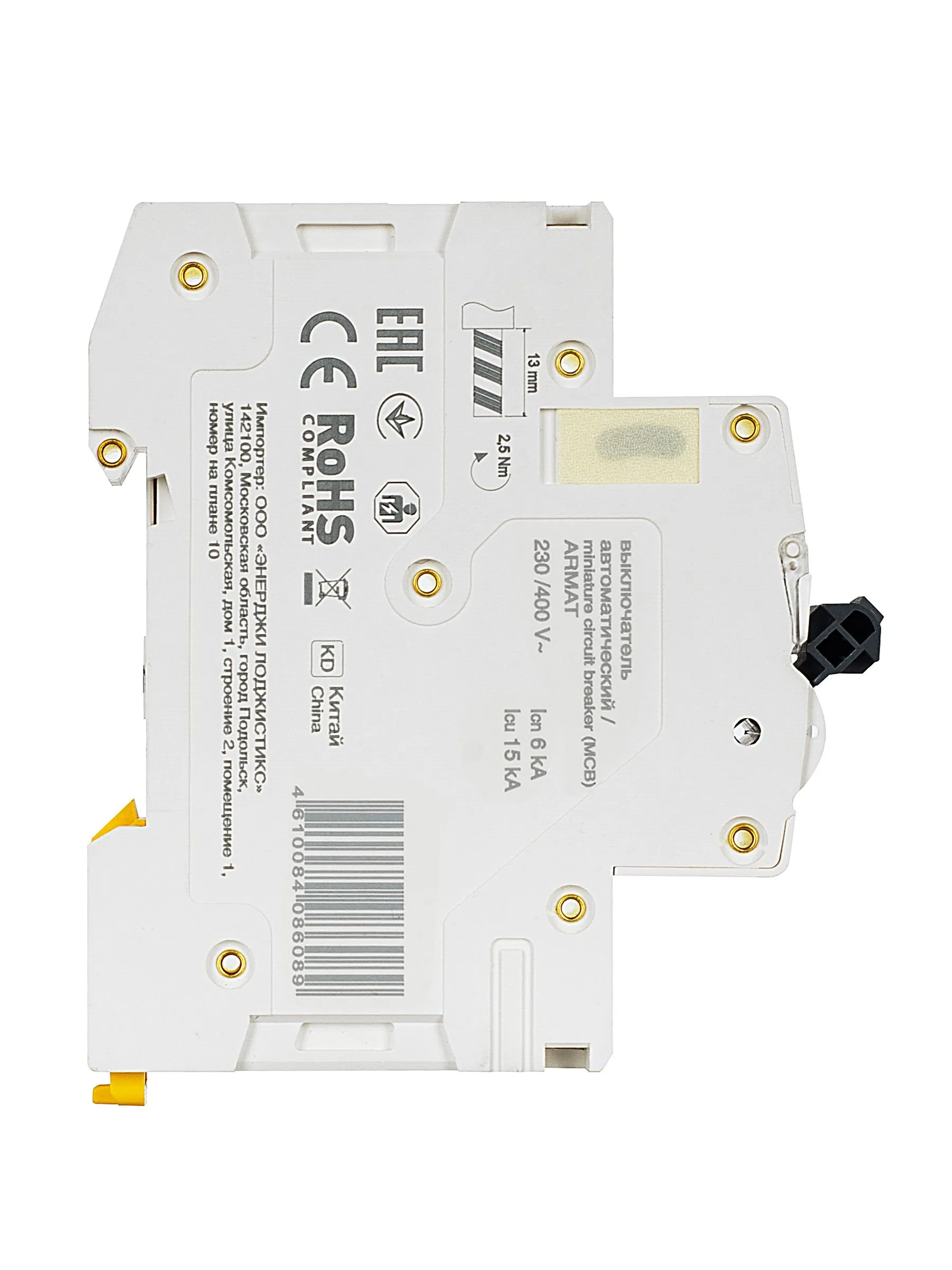 ARMAT Автоматический выключатель M06N 1P D 6А IEK - Фото 4