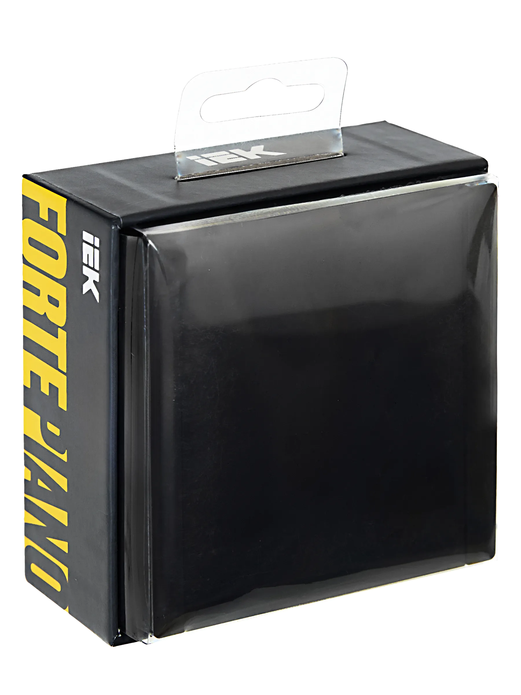 FORTE&PIANO Выключатель 1-клавишный 10А FP101 черный IEK - Фото 2