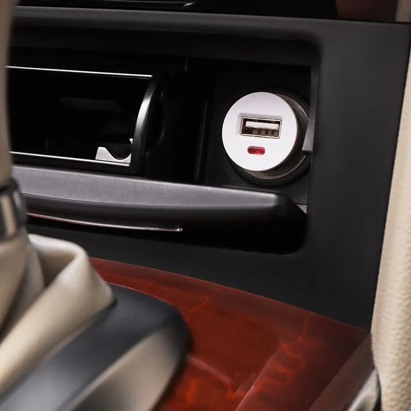 Автозарядка в прикуриватель USB (АЗУ) (5 V, 1000 mA) белая REXANT - Фото 2