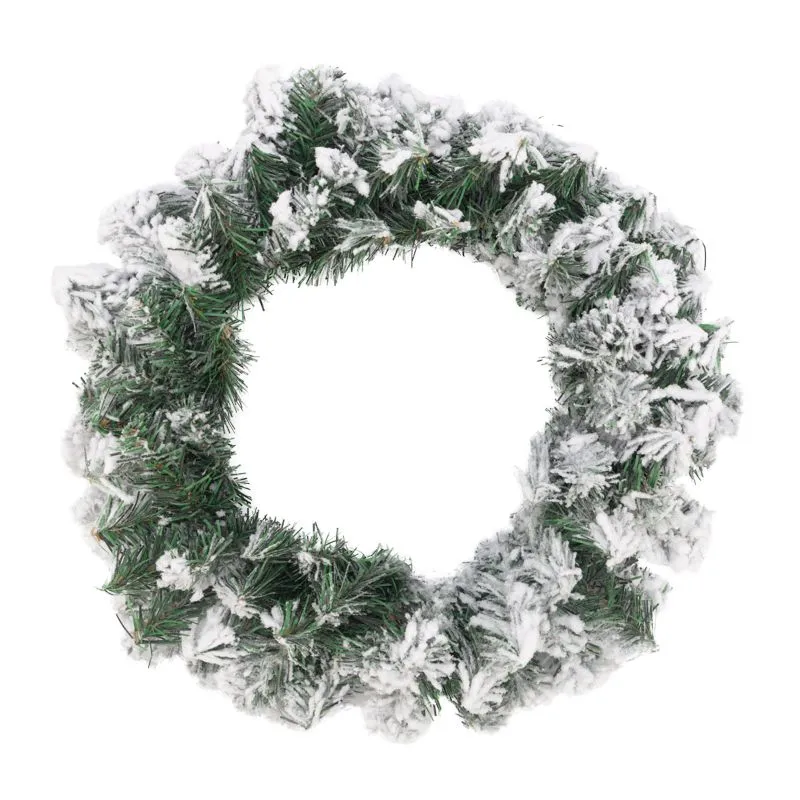 Заснеженный еловый венок NEON-NIGHT Ø 45 см, ПВХ - Фото 3