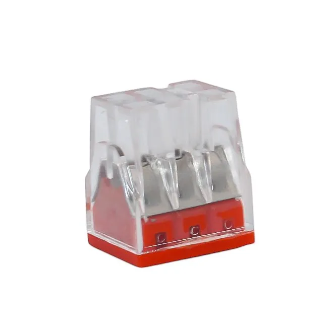 Клемма строительно-монтажная CMK-206 красная, 6-проводная (50шт/уп) DEKRON - Фото 7