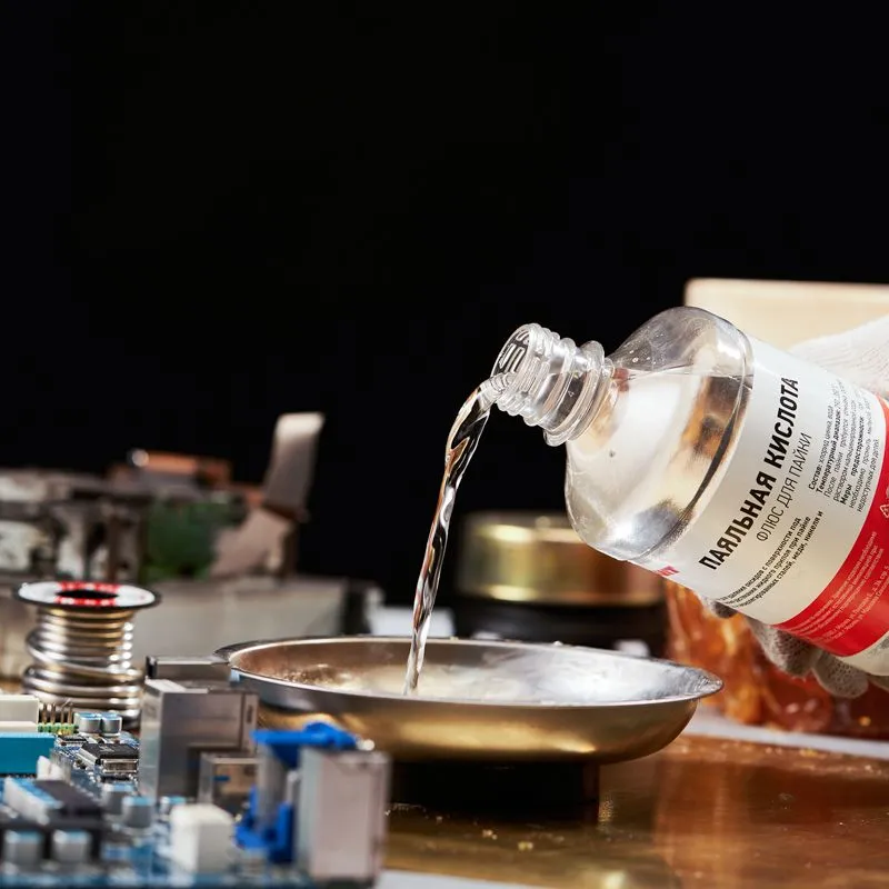 Флюс для пайки, ПАЯЛЬНАЯ КИСЛОТА, 500мл, флакон REXANT - Фото 4