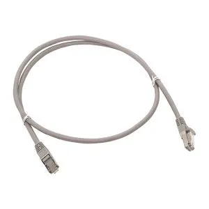 Патч-корд TERACOM PRO Cat.5E экран. FTP LSZH серый (1,5м) TRP-5EFTP-LSH-1.5M-GY