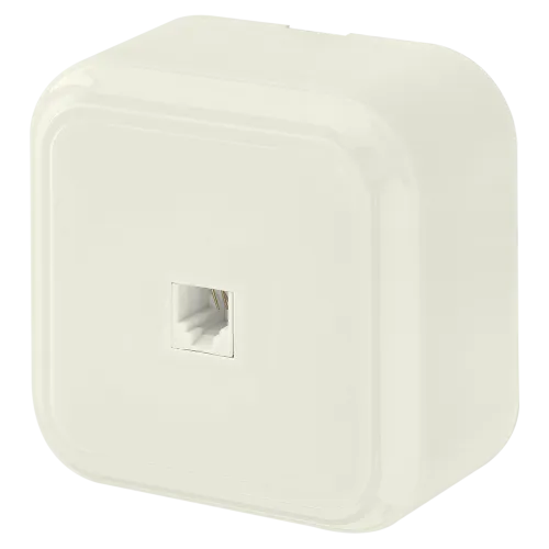 Розетка телефонная четырехконтактная открытой установки ТР4-017 - Фото 4