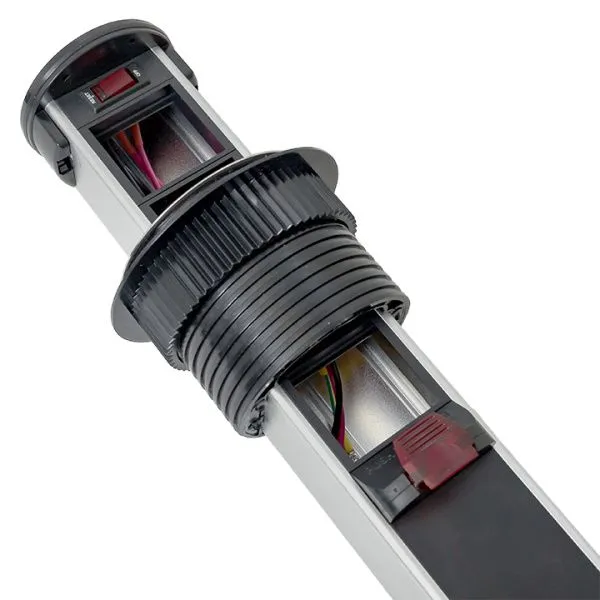 Встраиваемая мини-колонна с беспроводной зарядкой 15Вт, 8 модулей C-Line - Фото 9