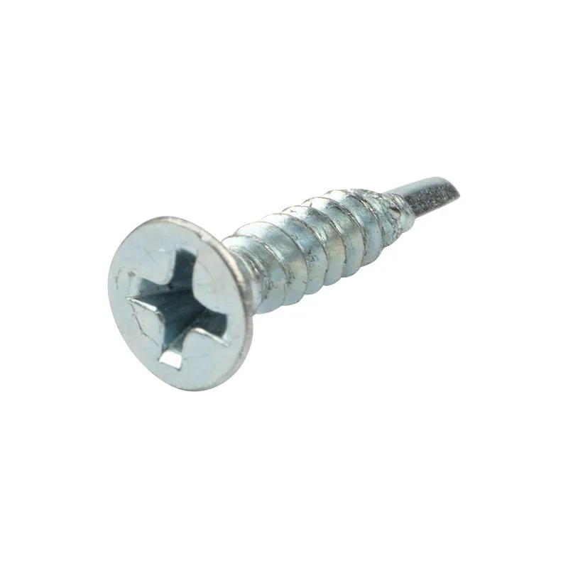 Саморез оконный сверло 3,9х19мм, белый цинк, короб (500 шт/уп) KRANZ