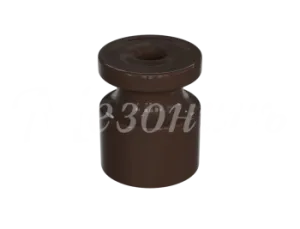 Изолятор пластиковый для наружного монтажа витой электропроводки,  D20х24мм, цвет - коричневый GE30025-04-R10