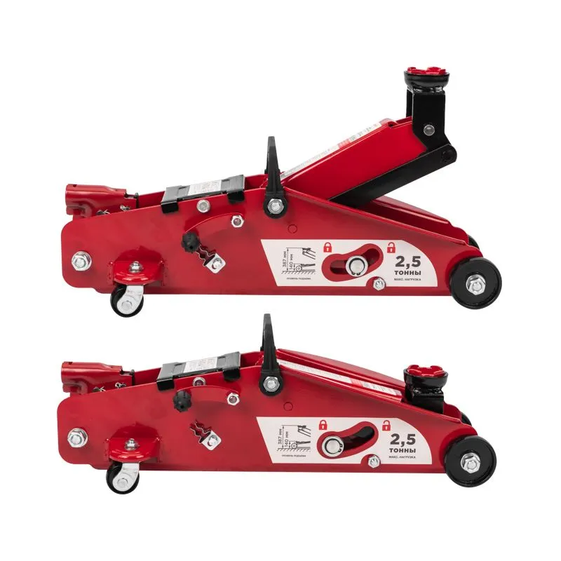 Домкрат гидравлический подкатной 2,5т с фиксатором REXANT - Фото 3