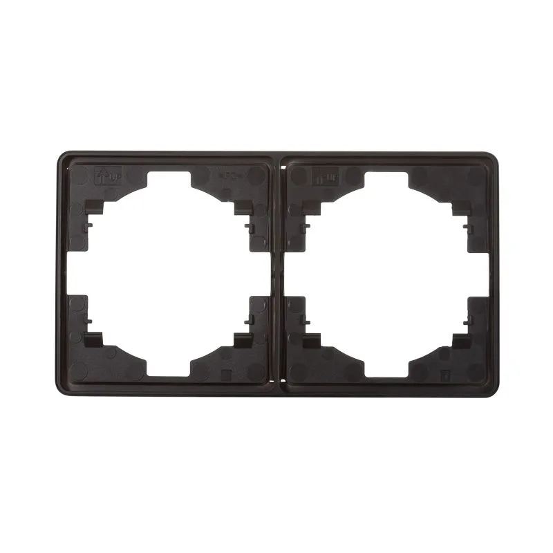 Рамка ROUND 2-постовая оникс KRANZ