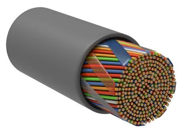 ITK Витая пара U/UTP кат.5E 25х2х24AWG solid PVC серый (500м)