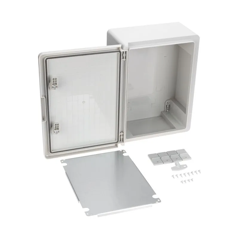 Корпус пластиковый ЩМПп с монтажной панелью 400х300х170мм, АБС, УХЛ1, IP65 REXANT - Фото 4