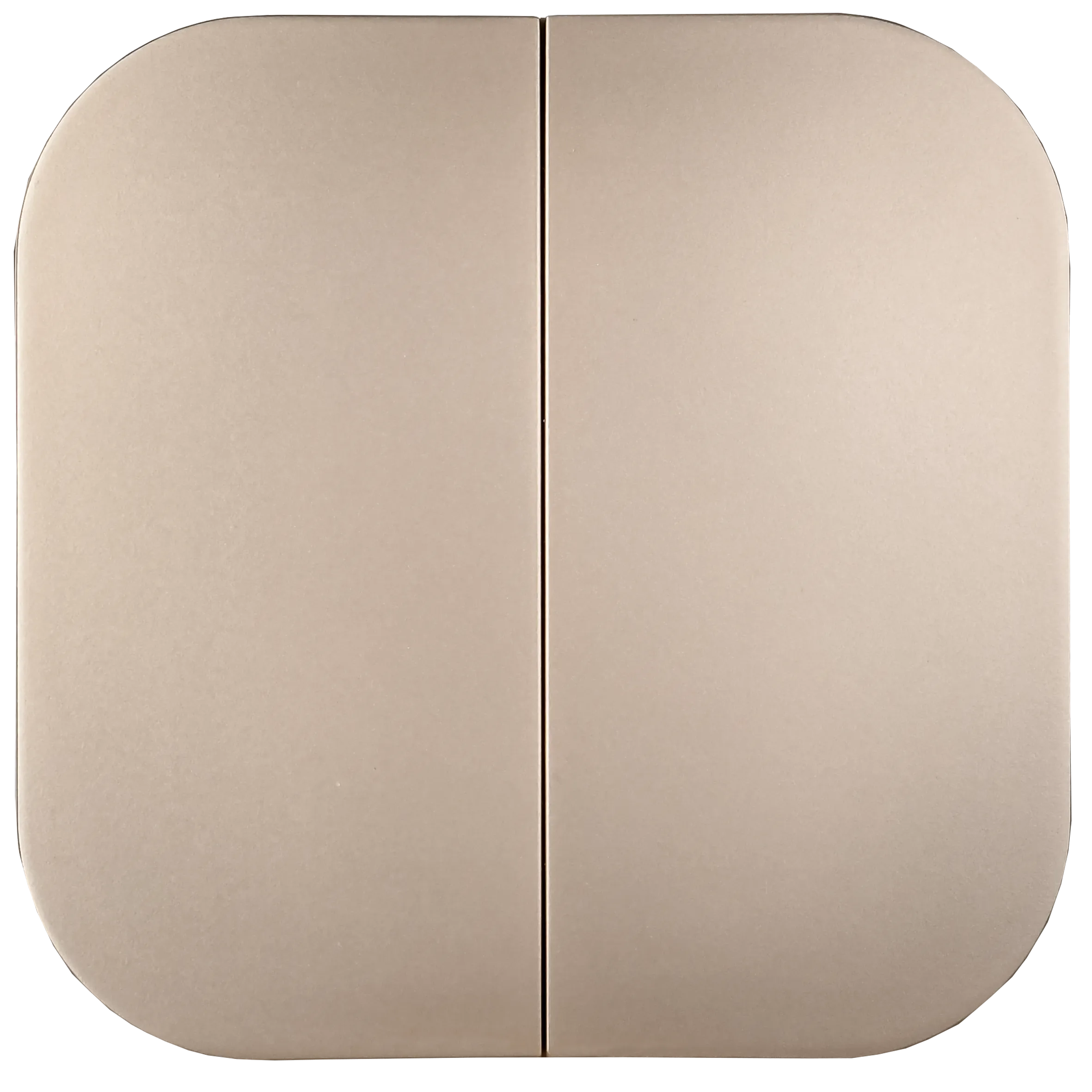 GLORY Выключатель 2-клавишный для открытой установки 10А ВС20-2-0-ХШм шампань матовый IEK - Фото 4